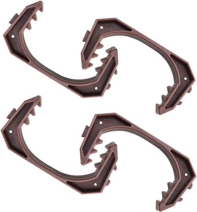 Raamclips - Raamopeners stoppers - Veilig ventileren - Voorkomt dichtslaan - 4 stuks 11cm - Bruin