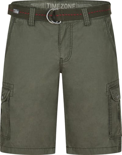 TIMEZONE Heren Short MaguireTZ regular/straight Olijf Volwassenen Cargo shorts / korte broek