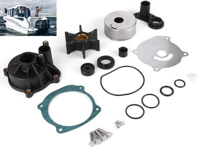 ECTEATOY® Waterpomp Impeller Reparatie Service Kit - Geschikt voor 90PK, 115PK en 120PK Buitenboordmotoren - Vervangt OEM 5001594