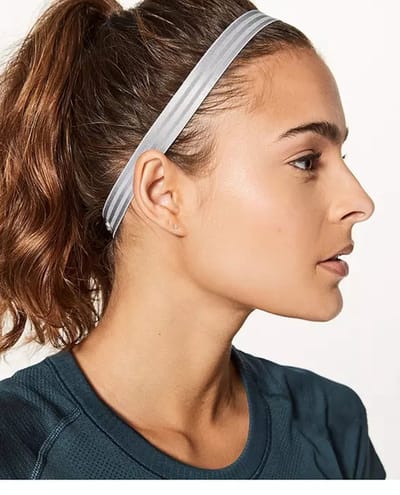 Chibaa - Sport Hoofdband - Antislip Elastische Hoofdband - Haarband - Sporten - Unisex - Kleur: Grijs