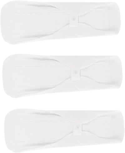 Wasbare Menstruatiepads - Katoenen inlegkruisjes - Dagelijks Comfort - Waterdichte Laag - 3 Stuks - Niet gespecificeerd