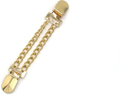 Plux Fashion Broche Clean Vestclip - Goud - 15cm - Vestsluiting - Heren - Dames - Gouden vestsluiting - Clean vestsluiting - Fancy Vestsluiting - Sieraden - Luxe Style - Duurzame Kwaliteit - vestspeld - vestklem - Moederdag Cadeau - Vaderdag Cadeau