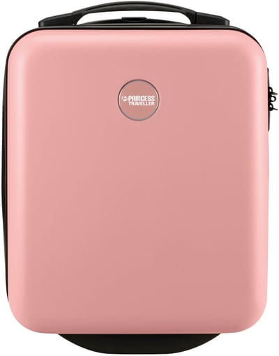 Princess Traveller PT-01 - Underseater - Handbagage koffer - 40x30x20 cm - Geschikt voor oa Transavia, TUI, Vueling & WizzAir - Peony Pink - ABS