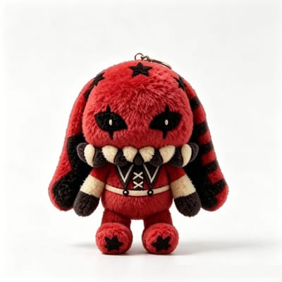 Op Voorraad Pierrot De Freak Circus Freaks Pluche Pop Met Geluid Schattig Anime Accessoires Speelgoed Halloween Kerstcadeau 25cm red