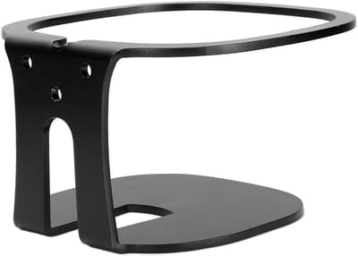 Hidyliu Metalen luidspreker muurbeugel stabiele ondersteuning voor één SL/PLAY: 1 reserveoplaadkabel voor thuis of op kantoor zwart (zwart)