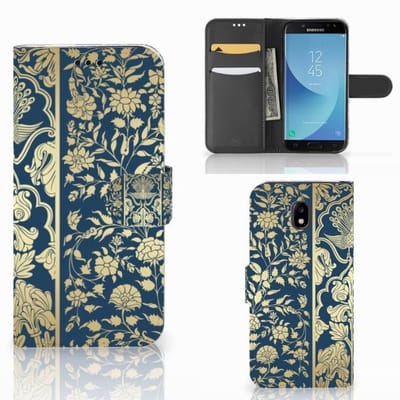 Samsung Galaxy A30 Hoesje Beige Flowers
