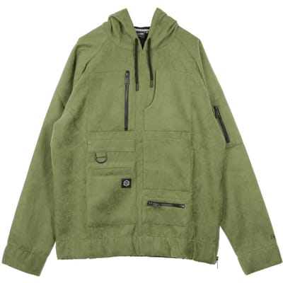 Speciale herenhoodie olijfgroen