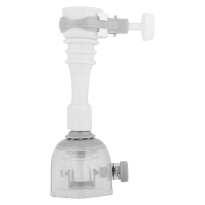 Allecto - Kraan Extender Water Saver - Beweegbare Verlengkraan - Spatwaterdicht - Grijs - Waterbesparend - Geschikt voor Keuken - 13 cm