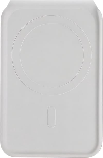 Slim Magnetic Wallet Stand met 4200gf Magneet – Grijs – 360° Roteerbare Telefoonhouder met Kaarthouder voor 3 Kaarten – Sterke Grip, Compact en Draagbaar Design