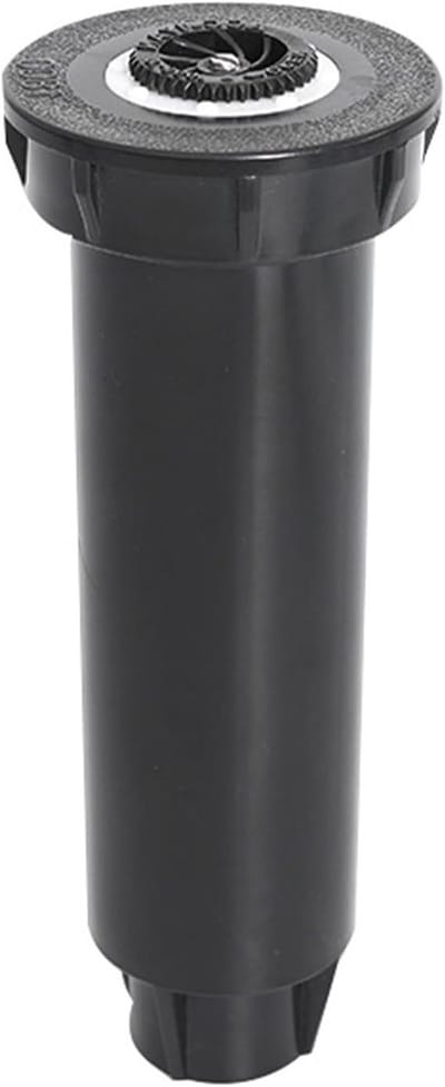 Telescopische Sprinkler met 360 Graden Bereik voor Tuinirrigatie, Perfect voor Gras, Planten en Bloembedden, Zwart, Straal: 4 m
