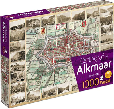 Cartografie Alkmaar (1000) - Tucker's Fun Factory Legpuzzel