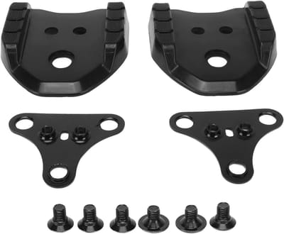 Fiets Cleats Set voor Click Pedalen, Ideaal voor Spin Bikes en Wegfietsen, Inclusief Pedal Adapters en Schoenbevestigingen