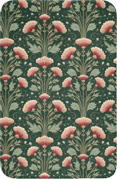WC mat 40x60 cm - Antislip - Patroon - Botanisch - Kleurrijk - Toiletmat - Vloermat - Douchemat - Toilet tapijt - Toiletmatten