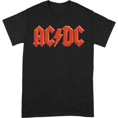 AC/DC Unisex T-Shirt voor Volwassenen (Zwart/Rood)