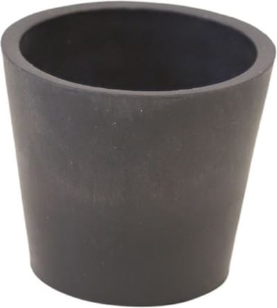 Famiflora pot Amsterdam Mini - Diameter 8cm - Grijs - Eigentijds design dat moeiteloos in elk interieur past en direct stijl toevoegt