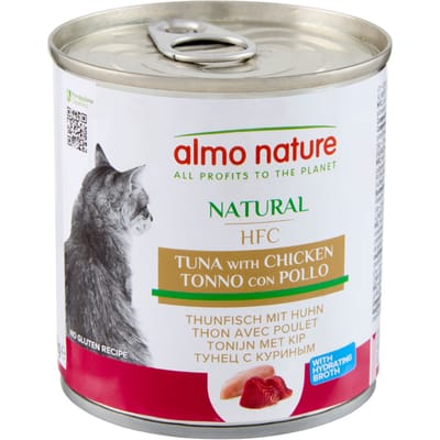 12x280g Tonijn & Kip Almo Nature Classic Kattenvoer
