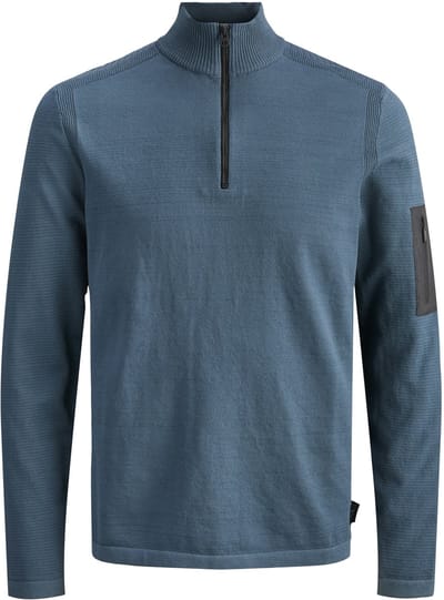 Jack & Jones Omace Knit Half Zip Sweater Heren - Maat L