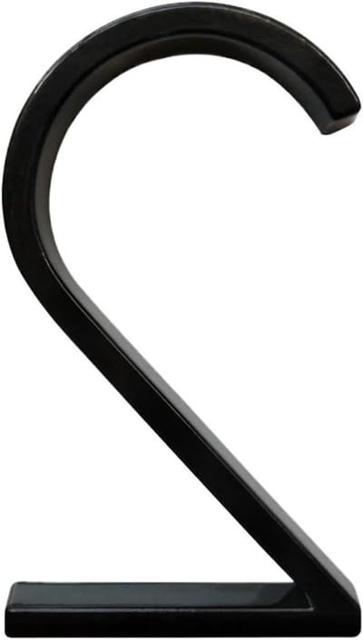 Huisnummer Letter - Deur Alfabet - Adres Aanduiding - Modern Design - 125 mm Hoog - Zwart
