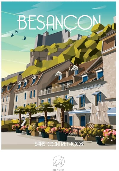 La Loutre puzzel BESANCON Sans Contrefaçon - 1000 stukjes puzzelspel.