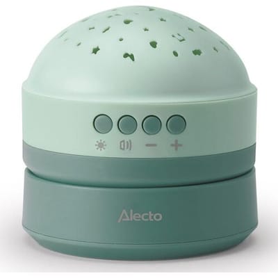 Alecto 2 in 1 whitenoise en sterrenhemel projector BC130 Mintgreen unisex