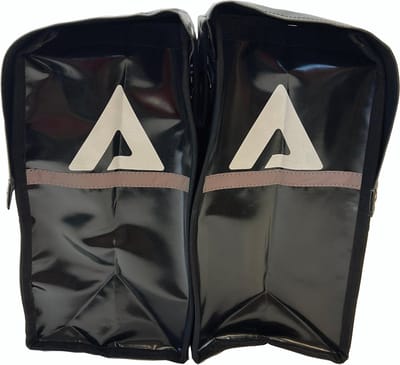 ATILIM- Waterdicht - Dubbele - Bisonyl - Fietstas- 2MeshBags- 2 netzakken- Reflectoren - Zwart– 34cmx16cmx32cm=35 Litre – Fiets Accessories