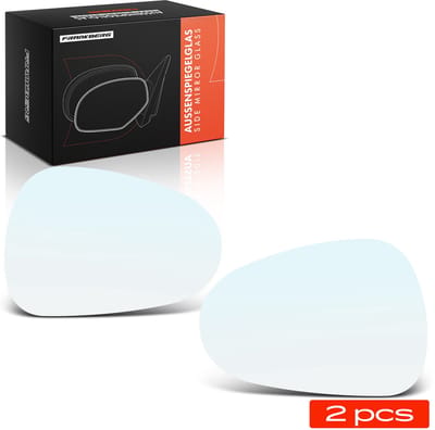 Frankberg 2x Spiegelglas Buitenspiegel Voor voor Seat Ibiza Leon