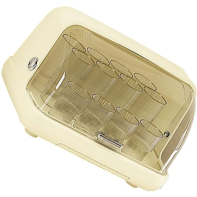 Bekers Transparante Opbergdoos Theekopjes Afdruipen Stofdicht Rek Bureau Bekers Opbergdoos Groot Crème 38.5x27x25cm beige