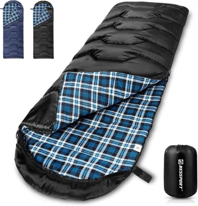 Lichtgewicht Slaapzak voor Camping -4 °C tot 20 °C, Waterdicht en Comfortabel - Perfect voor Outdoor, Wandelen en Reizen