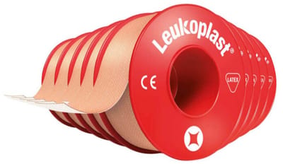 Leukoplast Hechtpleister 5 m x 1,25 cm - 6 x - Voordeelverpakking