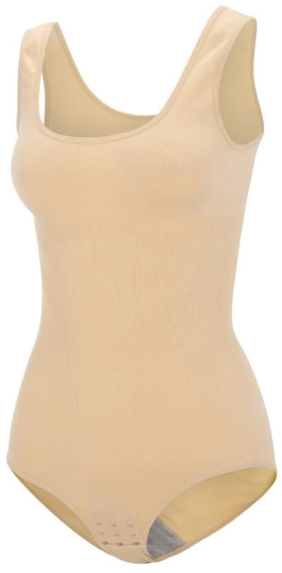 Bodysuit - Shapewear - Corrigerend ondergoed - Maat XS/S - Corrigerende body dames - Beige - Jonyx