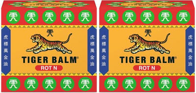Tiger Balm Rood - Tijgerbalsem - Spierbalsem - 2 x 19 gram