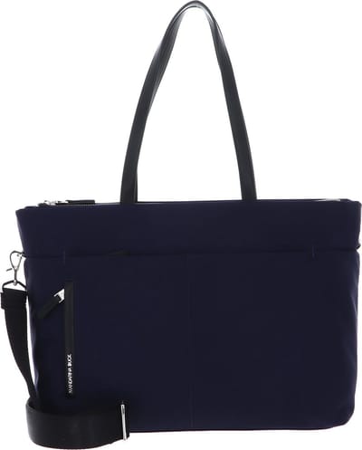 MANDARINA DUCK Schoudertas met laptopvak Hunter Shopper Eclipse Donkerblauw