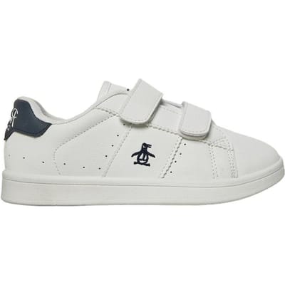 Penguin Junior Marmer Wit/Navy Sneakers
