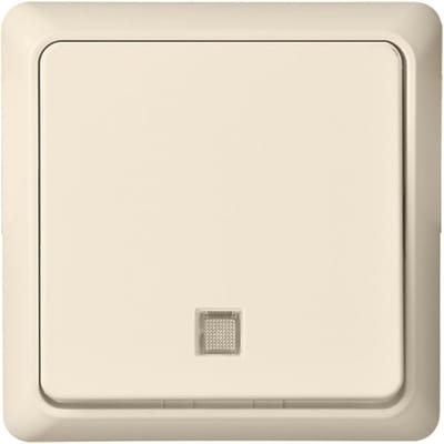 Verlichte Knop voor Inbouwmontage - 10A - IP20 - Zuiver Wit