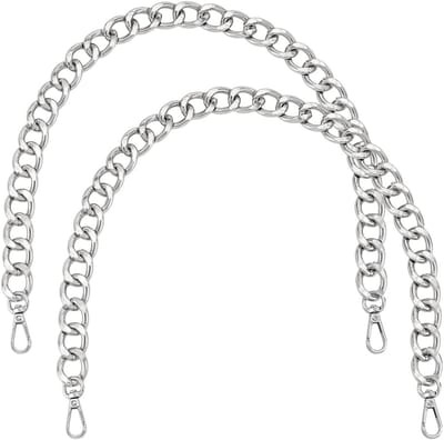 Dailygoods- Handtas Ketting Schouderriem - Vervangende Tassenriem - Chunky Metalen Tasriem - Sluitingen voor Handtas - Crossbody/Tote Tas - Onderarm Tas