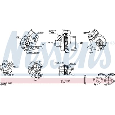 Supercharger, drukvulling NISSENS 93427