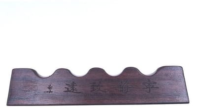 Kalligrafieborstelhouder Houten - Borstelrek - Massief Hout - 2,8 x 15 cm - Unieke Vorm - Praktisch Ontwerp