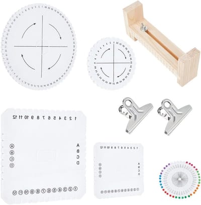 Houten Armband Maker Kit met 4 Vlechten, Verstelbare Paracord Jig en Brei Tray voor DIY Projecten
