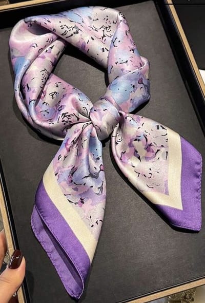 Sjaaltje met print - bandana met print - haarband - sjaaltje meerkleurig - bandana - bandana sjaaltje - sjaaltje voor dames hals - sjaaltje voor aan tas - sjaal - sjaaltje unisex - scarf - mini sjaal