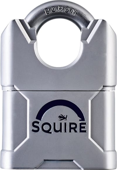 Squire Mercury 45CS - Hangslot - Gesloten beugel - Sterk slot - Voor binnen en buiten - Duurzaam - 45 mm
