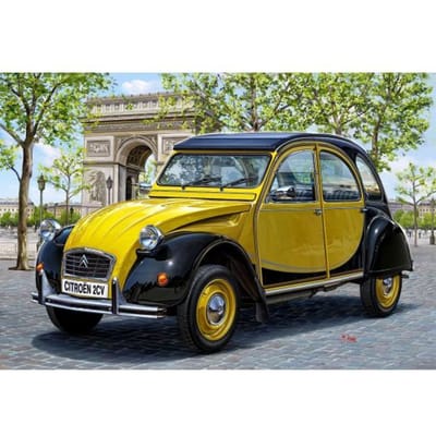 Revell Modelbouwpakket Militaire voertuigen - 07095 Citroën 2CV Charleston - Franse Personenauto Plastic - 1:24 - Modelbouw