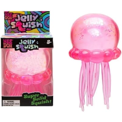 Glitter Kwallen Knijpspeeltje Niet-Giftige Zachte Stressverlichtende Bal Schattig Decompressiespeeltje Voor Feestbedankjes Kinderverjaardagscadeaus