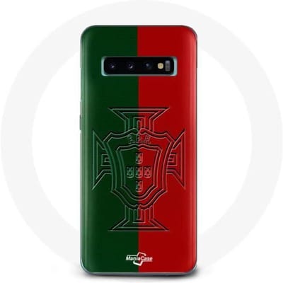 Samsung Galaxy S10 hoesje portugal logo groen en rood