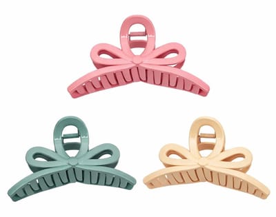 Guardian Beauty Haarclips - Stevige Haarclips - Groot Haar Klauwen - Set Van 3 - Roze, Groen, Geel - Haaraccessoire