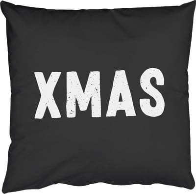 Sierkussens - Kussentjes Woonkamer - 50x50 cm - Kerst - Quotes - Xmas - Zwart - Feestdagen