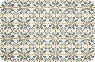 WC mat 60x40 cm - Antislip - Patroon - Klassiek - Kleurrijk - Toiletmat - Vloermat - Douchemat - Toilet tapijt - Toiletmatten