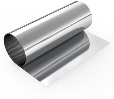 Dailygoods- Roestvrij Stalen Plaat 0,1 x 200 x 1000 mm - Plaatfolie - Rolblad - Reparatie Industriële Machines - Oppervlaktebescherming - Lichte Afwijking 1-3 mm - Staalplaat
