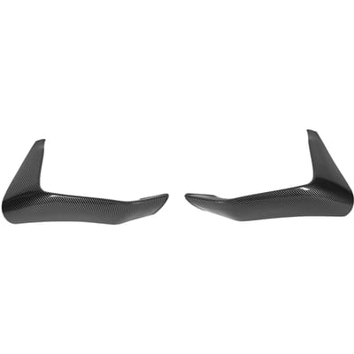 Lot de 2 séparateurs de pare-chocs avant ultra légers et aérodynamiques au look agressif pour F80 F82 F83 M3 M4 Carbon Fiber Style