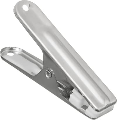 5Five wasknijpers - 16x stuks - van RVS - Was ophangen - Was knijpers - 6 cm