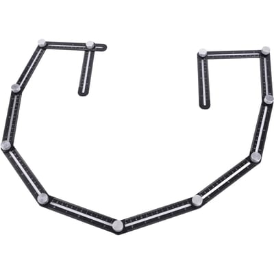 Localisateur de trous Acier Règle de mesure multi-angles Portable Universel Mur Carrelage Sol Guide de perçage Outil
